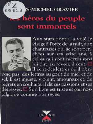 cover image of Les héros du peuple sont immortels